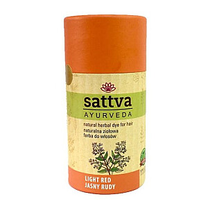 SATTVA Натуральная травяная краска для волос натуральная травяная краска для волос Светло-красный 150г