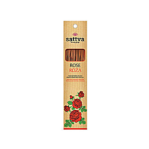 SATTVA Natural Indian Incense натуральные благовония с индийской розой 15 шт.