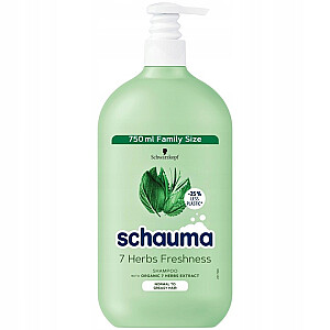 Matu šampūns SCHAUMA 7 Herbs Freshness 750ml