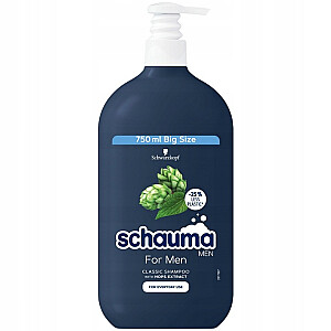 SCHAUMA Classic Shampoo For Men matu šampūns vīriešiem 750ml