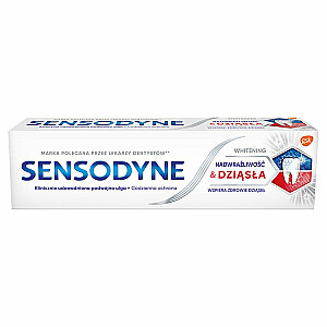 SENSODYNE Dantų pasta padidėjusio jautrumo ir dantenų balinimui 75 ml