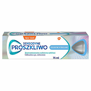 SENSODYNE maiga balinoša zobu pasta ar pulvera pārklājumu 75 ml