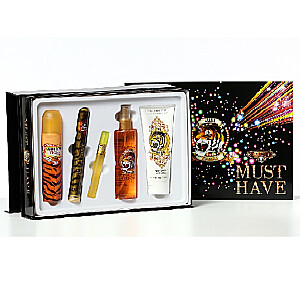 KOMPLEKTS CUBA ORIGINAL Cuba Tiger Must Have EDP aerosols 100 ml + EDP aerosols 35 ml + BODY SPLASH 200 ml + ĶERMEŅA LOSJONS 120 ml