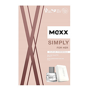 SET MEXX Simply for Her спрей EDT 20 мл + мыло 75 г