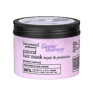 SIBERICA PROFESSIONAL Hair Evolution Professional Caviar Therapy Natural Hair Mask dabīgā maska bojātiem un blāviem matiem 150ml