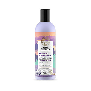 SIBERICA PROFESSIONAL Taiga Wild Siberian Juniper Berry Natural Shampoo Color Protection Shampoo krāsotiem matiem ar Sibīrijas kadiķa ogām 270ml