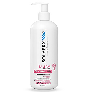 SOLVERX Sensitive Skin kūno losjonas moterims jautriai odai 400ml