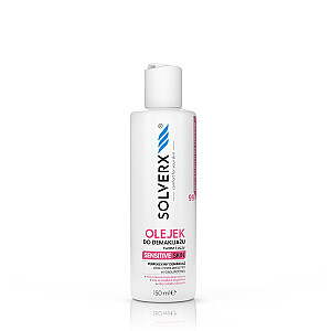 SOLVERX Sensitive Skin kosmētikas noņemšanas eļļa sejai un acīm sievietēm 150ml