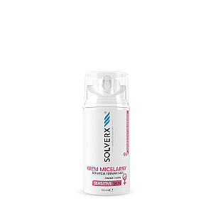 SOLVERX Sensitive Skin micelārais sejas kosmētikas noņēmējs sievietēm jutīgai ādai 100ml