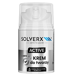 SOLVERX Active veido kremas vyrams 50ml