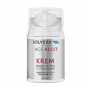 SOLVERX Age Reset kreminė kaukė na noc z ceramidami 50ml