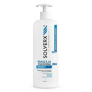 SOLVERX Atopic Skin dušo emulsija atopinei ir psoriazei odai 500ml