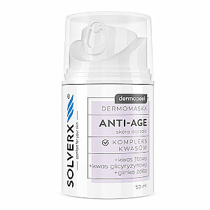 SOLVERX Dermopeel Anti-Age maska nobriedušai ādai 50ml