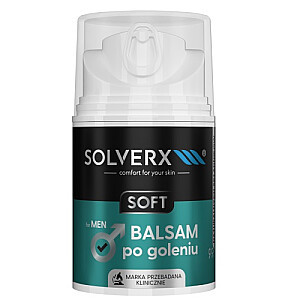 SOLVERX Mīkstais balzams pēc skūšanās vīriešiem 50ml