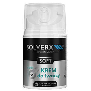 SOLVERX Soft veido kremas vyrams 50ml