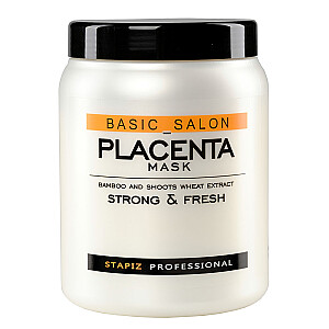 STAPIZ Basic Salon Placenta Mask маска для волос с экстрактами бамбука и зародышей пшеницы 1000мл