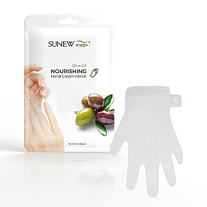 SUNEWMED Nourishing Hand Cream Mask atjaunojoša roku maska cimdu veidā ar olīveļļu