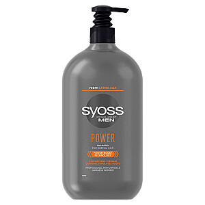 SYOSS Men Power Shampoo šampūns normāliem matiem vīriešiem 750ml
