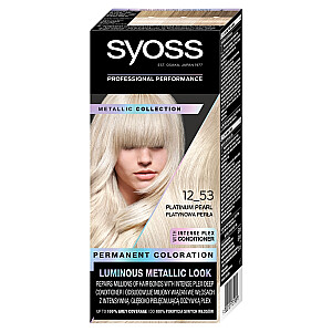 Pastāvīgā matu krāsa SYOSS Permanent Coloration 12-53 Platinum Pearl