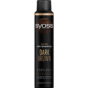 SYOSS Tinted Dry Shampoo Dark Brown sausais šampūns tumši brūniem matiem 200ml