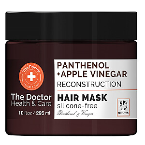 THE DOCTOR Health &amp; Care atjaunojoša matu maska Ābolu sidra etiķis + Pantenols 295ml