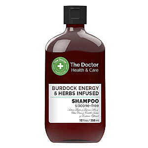 Matu šampūns THE DOCTOR Health &amp; Care Burdock Energy un 5 augi 355 ml