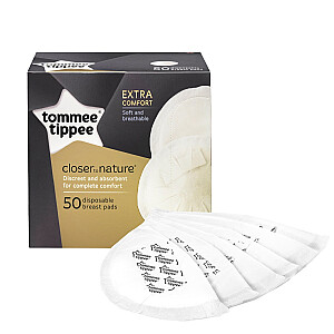 TOMMEE TIPPEE Closer To Nature Прокладки для кормления грудью 50 шт.