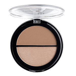 TOPFACE Instyle Contour & Highlighter палетка для контуринга лица 02 10г