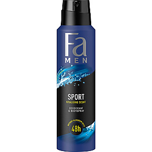 Dezodorants Spray FA Sport Dezodorants Spray Energizing Fresh vīriešiem 150ml