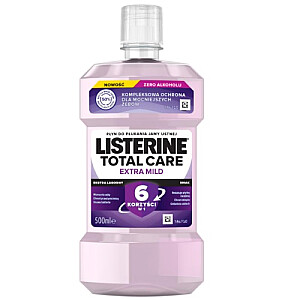 LISTERINE Total Care Extra Mild burnos skalavimo skystis 500ml