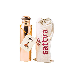 SATTVA Plain Copper Bottle 650ml