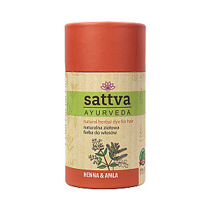 SATTVA Натуральная растительная краска для волос Натуральная растительная краска для волос Хна и Амла 150г