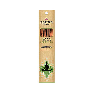 SATTVA Натуральные индийские благовония натуральные индийские благовония для йоги и медитации 15 шт.