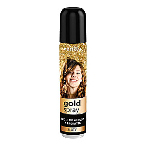 VENITA Gold Spray лак для волос с блестками Золото 75мл