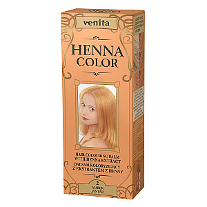 VENITA Henna Color balzams-krāsviela ar hennas ekstraktu 2 Dzintars 75ml
