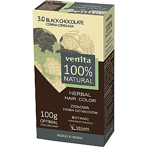 VENITA Herbal Hair Color augu matu krāsa 3.0 Tumšā šokolāde