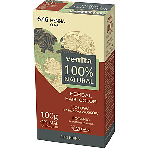 Matu krāsa VENITA Herbal Hair Color 6.46 Chna