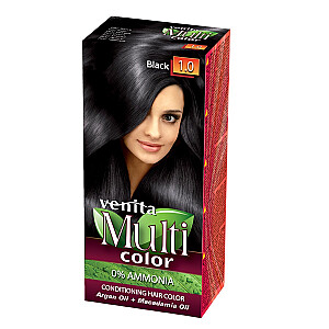 Краска для волос VENITA MultiColor уходовая 1.0 Черный 100мл