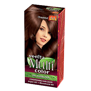 Краска для волос VENITA MultiColor уходовая 4.4 Каштан Коричневый 100мл