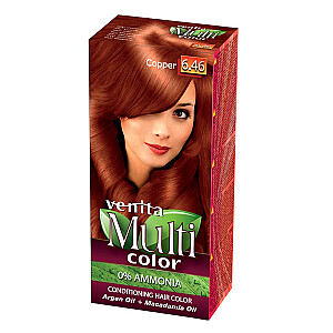 Краска для волос VENITA MultiColor уходовая 6.46 Медь 100мл