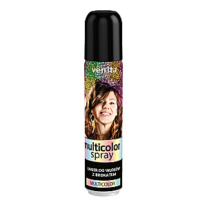 Matu laka VENITA Multicolor Spray ar daudzkrāsainiem spīdumiem 75ml