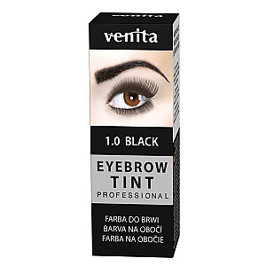 VENITA Professional Eyebrow Tint pūderkrāsa uzacīm 1.0 Black