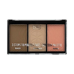 WIBO Face Palette 3 Steps To Perfect Face Палетка для контуринга лица 