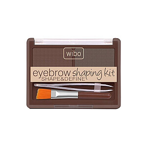 WIBO Shape&Define Eyebrow Shaping Kit Komplekts tumšu uzacu veidošanai