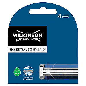WILKINSON Essentials 3 Hybrid 4 skūšanās kasetnes 4 gab.