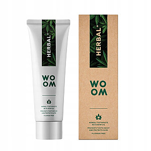 WOOM Herbal+ augu zobu pasta 75ml