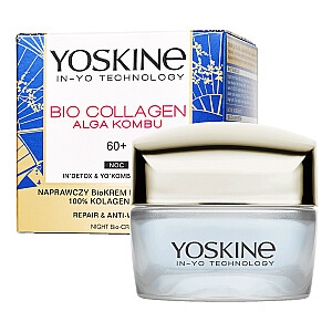 YOSKINE Bio Collagen 60+ nakts liftings pretgrumbu krēms 50ml