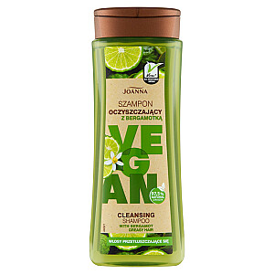 JOANNA Vegan Cleansing Shampoo очищающий шампунь с бергамотом 300мл