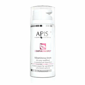 APIS Couperose-Stop Vitamin Cream vitamininis kremas jautriai odai su išsiplėtusiais kapiliarais 100ml