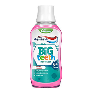 AQUAFRESH Big Teeth Mutes skalojamais līdzeklis bērniem Mint 300ml